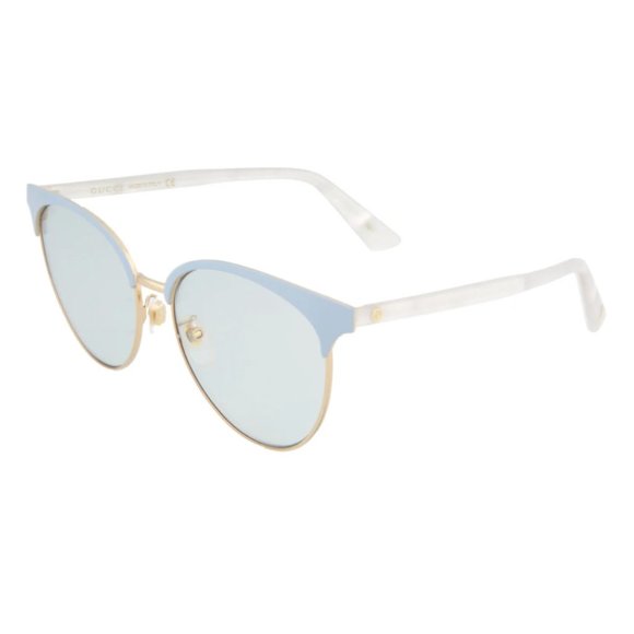 Gucci White Acetate 57mm Sunglasses! - Picture 1 of 3
